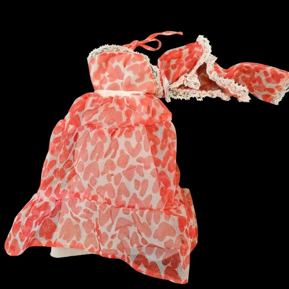 1979 Barbie Fashion Favorites #2785 Summer Romance Dress‎ Jacket Missing Flower